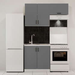 Κουζίνα Modest Σετ 140 Ανθρακί