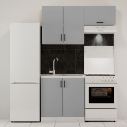 Κουζίνα Modest Σετ 140 Γκρι