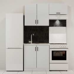 Κουζίνα Modest Σετ 140 Λευκό