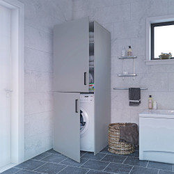 Ντουλάπα Πλυντηρίου Laundry Γκρι