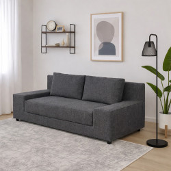 Τριθέσιος Καναπές-Κρεβάτι Favorite Γκρι