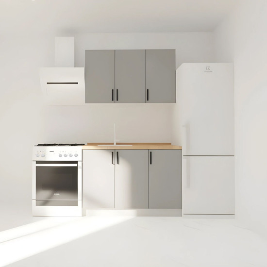 Κουζίνα Modest Set 22 Γκρι