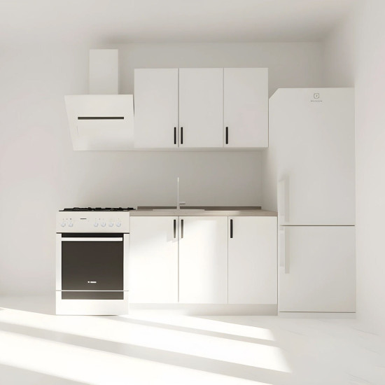 Κουζίνα Modest Set 22 Λευκή