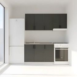 Κουζίνα Modest Set 21 Ανθρακί
