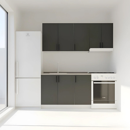 Κουζίνα Modest Set 21 Ανθρακί