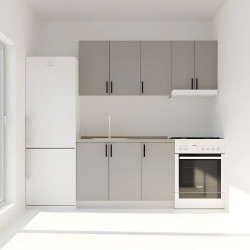 Κουζίνα Modest Set 21 Γκρι