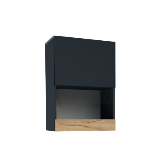 Κρεμαστό Ντουλάπι Morocco Ανθρακί-Χρυσό Δρυς