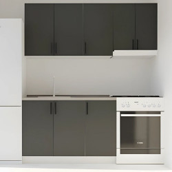 Κουζίνα Modest Set 21 Ανθρακί