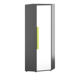 Ντουλάπα Μονόφυλλη Γωνιακή Alex