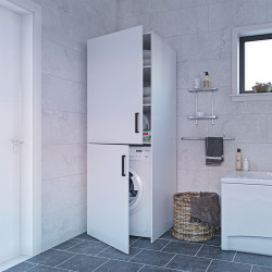 Ντουλάπα Πλυντηρίου Laundry Λευκό