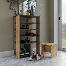 Παπουτσοθήκη Bradley Χρυσό Δρυς