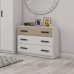 Συρταριέρα Viva Λευκό-Σονόμα