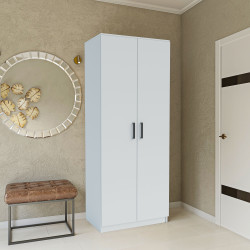 Ντουλάπα Δίφυλλη Simple Λευκή