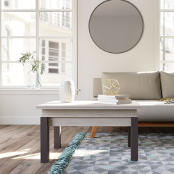 Τραπέζι Σαλονιού Transformer Λευκό