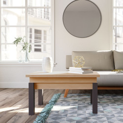 Τραπέζι Σαλονιού Transformer Χρυσό Δρυς