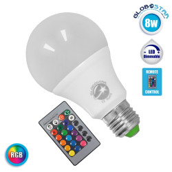 Λάμπα Γλόμπος LED E27 A70 8W 230V 520lm 260° Λάμπα Γλόμπος LED E27 A70 8W 230V 520lm 260°