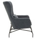 Armchair Rimbo  fabric in grey color 66x81x102cm **