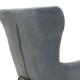 Armchair Rimbo  fabric in grey color 66x81x102cm **