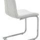 Καρέκλα Darrell PU λευκό-βάση χρωμίου - 2τμχ.