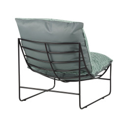 Πολυθρόνα Chopie ύφασμα ανοιχτό πράσινο-μαύρο πόδι 77x90x83εκ ** Πολυθρόνα Chopie ύφασμα ανοιχτό πράσινο-μαύρο πόδι 77x90x83εκ **