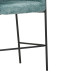 Bar stool Tolerse Inart green fabric-leg black metal **