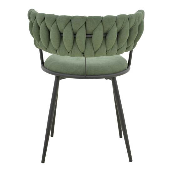 Πολυθρόνα Alkia I ύφασμα σε χακί απόχρωση- πόδι μαύρο μέταλλο 57x58.5x72εκ - 2τμχ. ** Πολυθρόνα Alkia I ύφασμα σε χακί απόχρωση- πόδι μαύρο μέταλλο 57x58.5x72εκ - 2τμχ. **