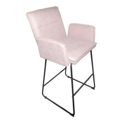 Σκαμπό μπαρ Essential ύφασμα σαπιο μήλο-πόδι μαύρο μεταλλικό 57x64.5x107εκ - 4τμχ. ** Σκαμπό μπαρ Essential ύφασμα σαπιο μήλο-πόδι μαύρο μεταλλικό 57x64.5x107εκ - 4τμχ. **