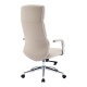 Καρέκλα γραφείου διευθυντή Bendona pu σε μπεζ απόχρωση 71x78x119-127εκ **
