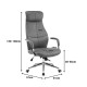 Καρέκλα γραφείου διευθυντή Ferka καφέ pu 64x71x120-128εκ **