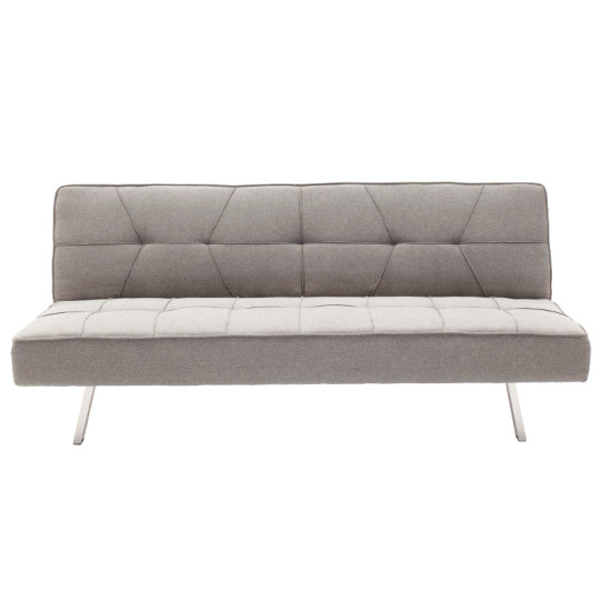 Καναπές-κρεβάτι Travis 3θέσιος ύφασμα γκρι 175x83x74εκ **
