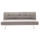 Καναπές-κρεβάτι Travis 3θέσιος ύφασμα γκρι 175x83x74εκ **