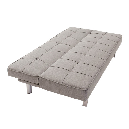 Καναπές-κρεβάτι Travis 3θέσιος ύφασμα γκρι 175x83x74εκ **