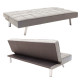 Καναπές-κρεβάτι Travis 3θέσιος ύφασμα γκρι 175x83x74εκ **