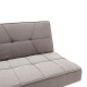 Καναπές-κρεβάτι Travis 3θέσιος ύφασμα γκρι 175x83x74εκ **
