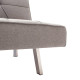 Καναπές-κρεβάτι Travis 3θέσιος ύφασμα γκρι 175x83x74εκ **