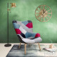 Πολυθρόνα Kido υφασμάτινη χρώμα patchwork **