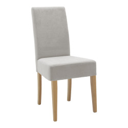 Καρέκλα Ditta ύφασμα γκρι-πόδι sonoma 44x56x96εκ - 2τμχ. ** Καρέκλα Ditta ύφασμα γκρι-πόδι sonoma 44x56x96εκ - 2τμχ. **