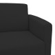 Καναπές τριθέσιος Sidica PU σε μαύρη απόχρωση 185x78x83εκ **