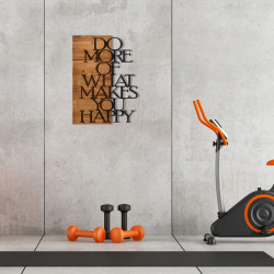 Διακοσμητικό τοίχου Haper ξύλο πεύκου σε φυσική απόχρωση με μαύρο μέταλλο 42x3x58εκ **