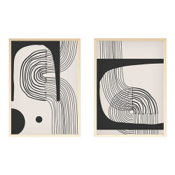 Πίνακας σε καμβά Bajou δίπτυχος με ψηφιακή εκτύπωση 50x3x70εκ **