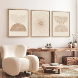 Πίνακας σε καμβά Terpen τρίπτυχος με ψηφιακή εκτύπωση 50x2x70εκ **