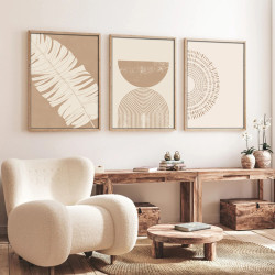 Πίνακας σε καμβά Terpen I τρίπτυχος με ψηφιακή εκτύπωση 50x2x70εκ **