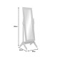 Καθρέπτης Malone Inart mdf σε λευκή αντικέ απόχρωση 55x50x160εκ **