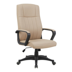Καρέκλα γραφείου διευθυντή Roby pu cappuccino 60x70x102-110εκ **