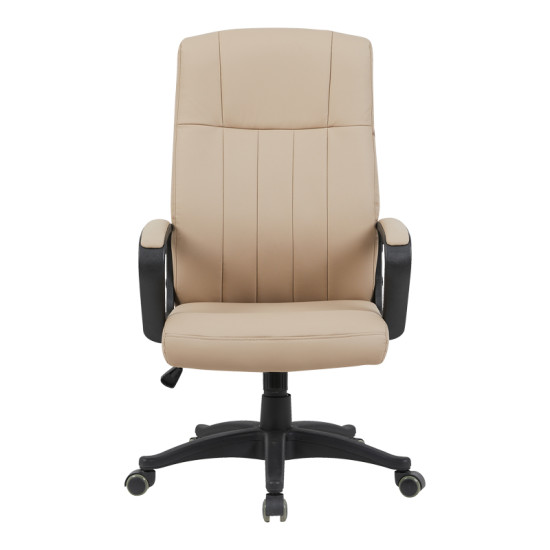 Καρέκλα γραφείου διευθυντή Roby pu cappuccino 60x70x102-110εκ **