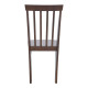 Καρέκλα Houston rubberwood σε καρυδί απόχρωση 40x49x94εκ - 2τμχ. **