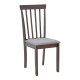 Καρέκλα Houston rubberwood σε καρυδί απόχρωση 40x49x94εκ - 2τμχ. **