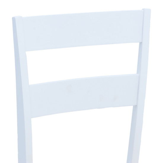 Καρέκλα York σε λευκή-φυσική απόχρωση 39.5x47.5x89εκ - 2τμχ. ** Καρέκλα York σε λευκή-φυσική απόχρωση 39.5x47.5x89εκ - 2τμχ. **