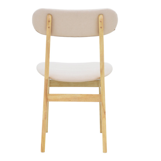 Καρέκλα Gaborn  σε φυσικό-μπεζ απόχρωση 47x47x81,5εκ - 2τμχ. ** Καρέκλα Gaborn  σε φυσικό-μπεζ απόχρωση 47x47x81,5εκ - 2τμχ. **