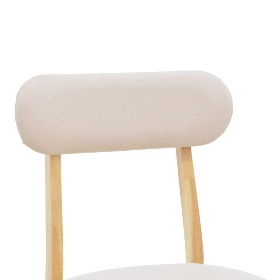 Καρέκλα Gaborn  σε φυσικό-μπεζ απόχρωση 47x47x81,5εκ - 2τμχ. ** Καρέκλα Gaborn  σε φυσικό-μπεζ απόχρωση 47x47x81,5εκ - 2τμχ. **